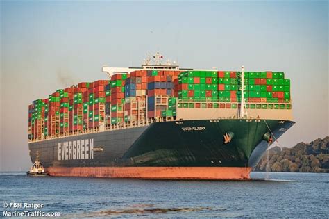 Ship EVER GLORY (Container Ship) Registered in Liberia .